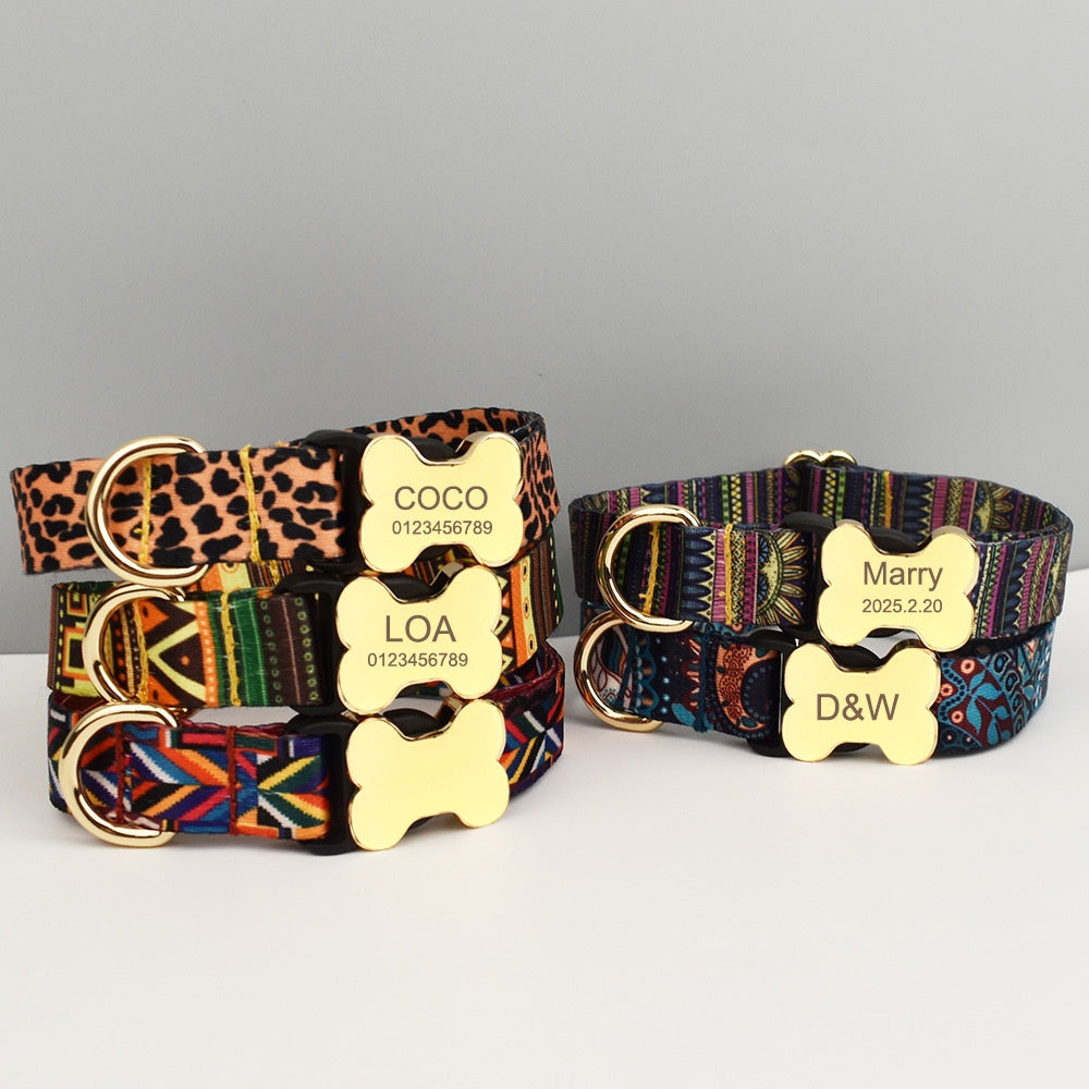 Ethnic Style Pet Collar