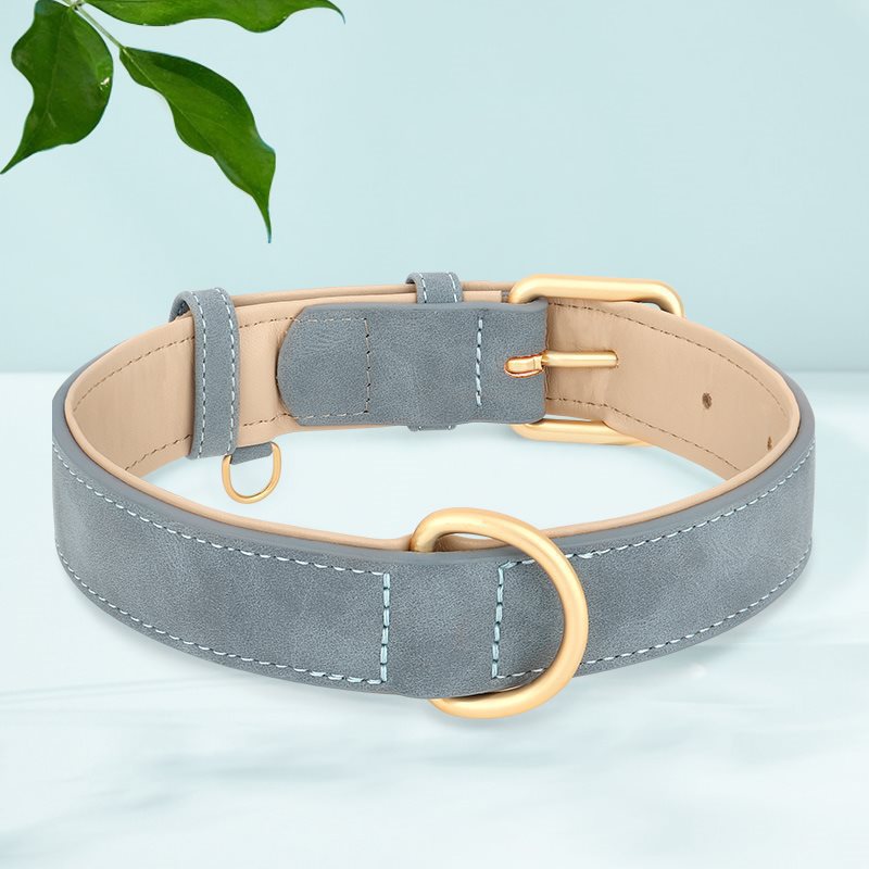 Double-layer Leather Pet Dog Collar