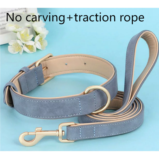 Double-layer Leather Pet Dog Collar