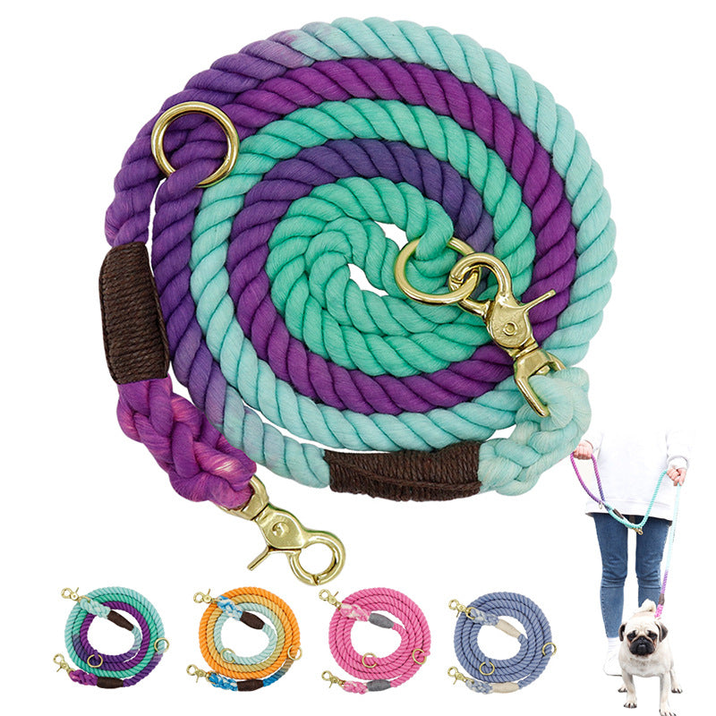 Multi-color Cotton Leash