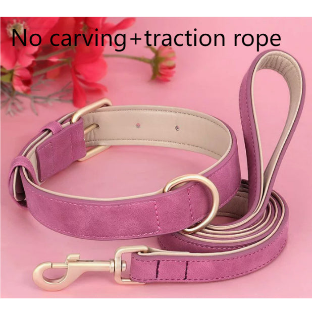 Double-layer Leather Pet Dog Collar