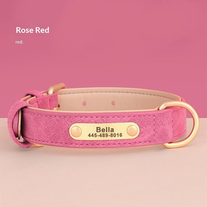 Double-layer Leather Pet Dog Collar